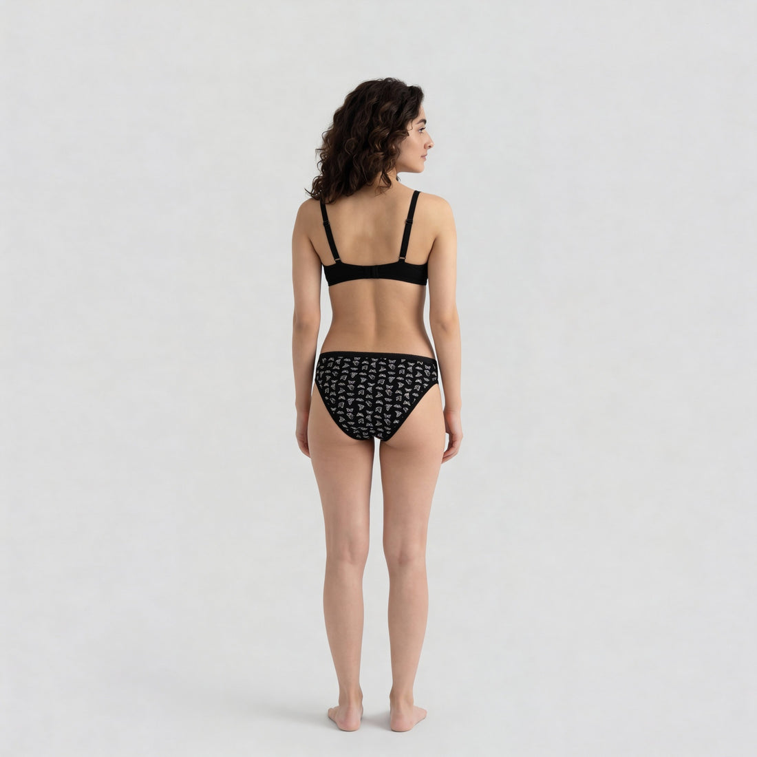 High Rise Printed Full Brief Panties - Pack of 3