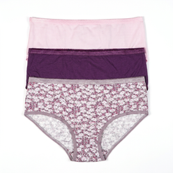 Cotton Printed Full Brief Panties - Pack of 3