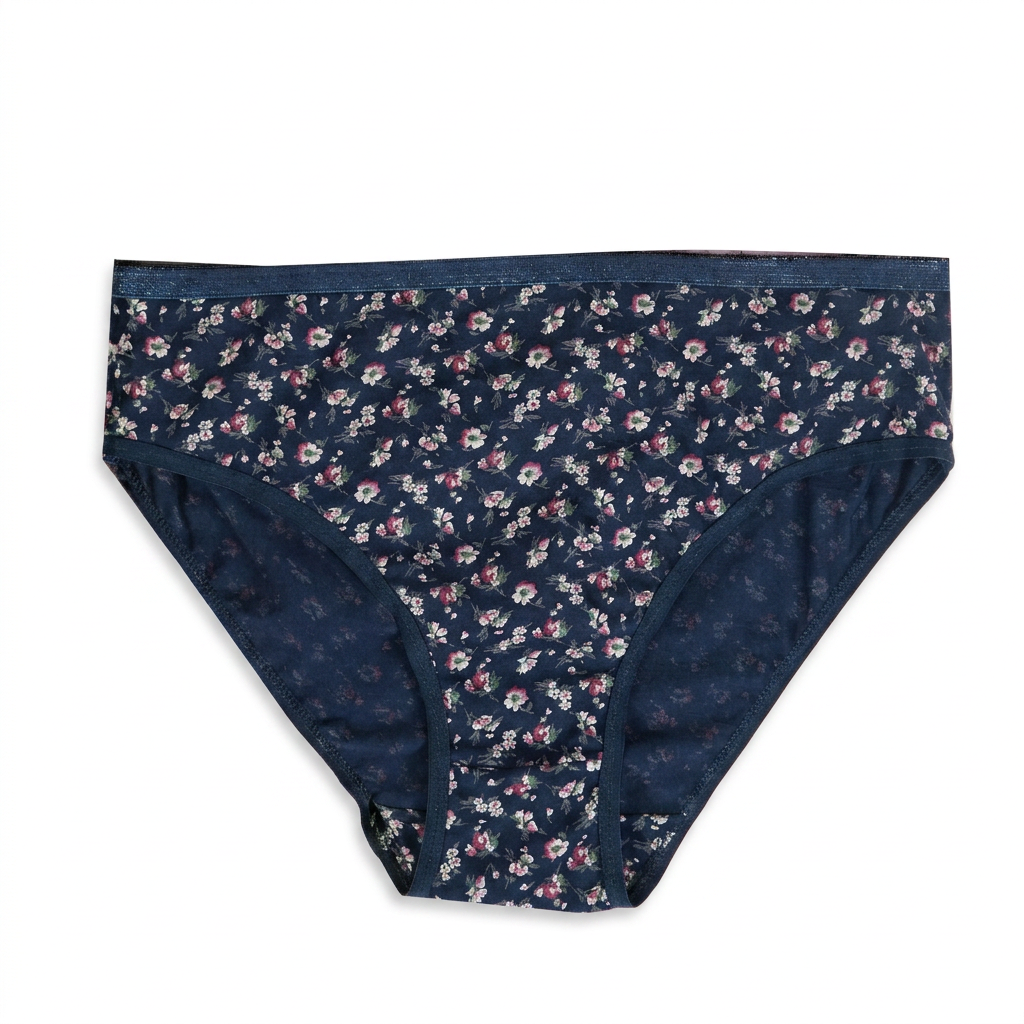 Cotton Printed High Leg Panties - Pack of 3