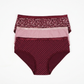 Cotton Printed Hipster Panties - Pack of 3