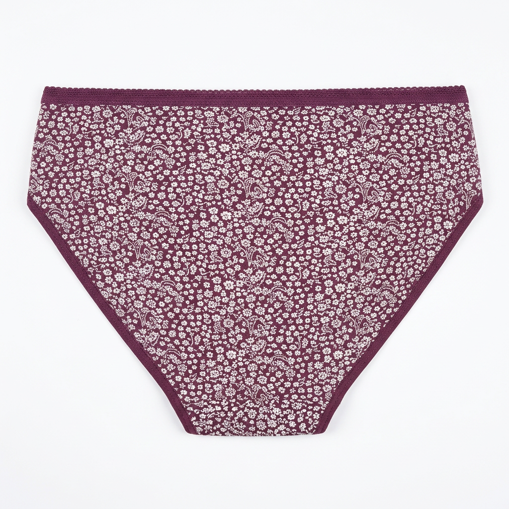 Cotton Printed High Leg Panties - Pack of 3