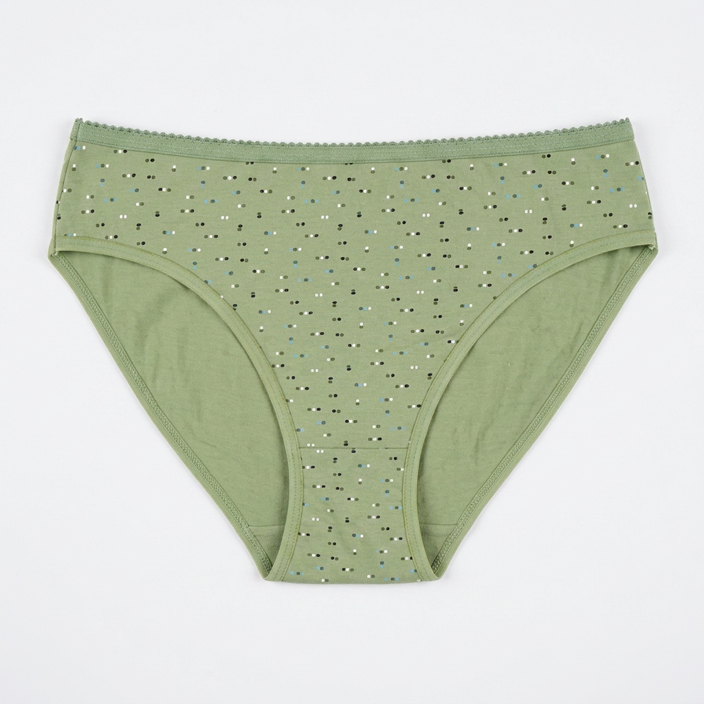 Cotton Printed High Leg Panties - Pack of 3