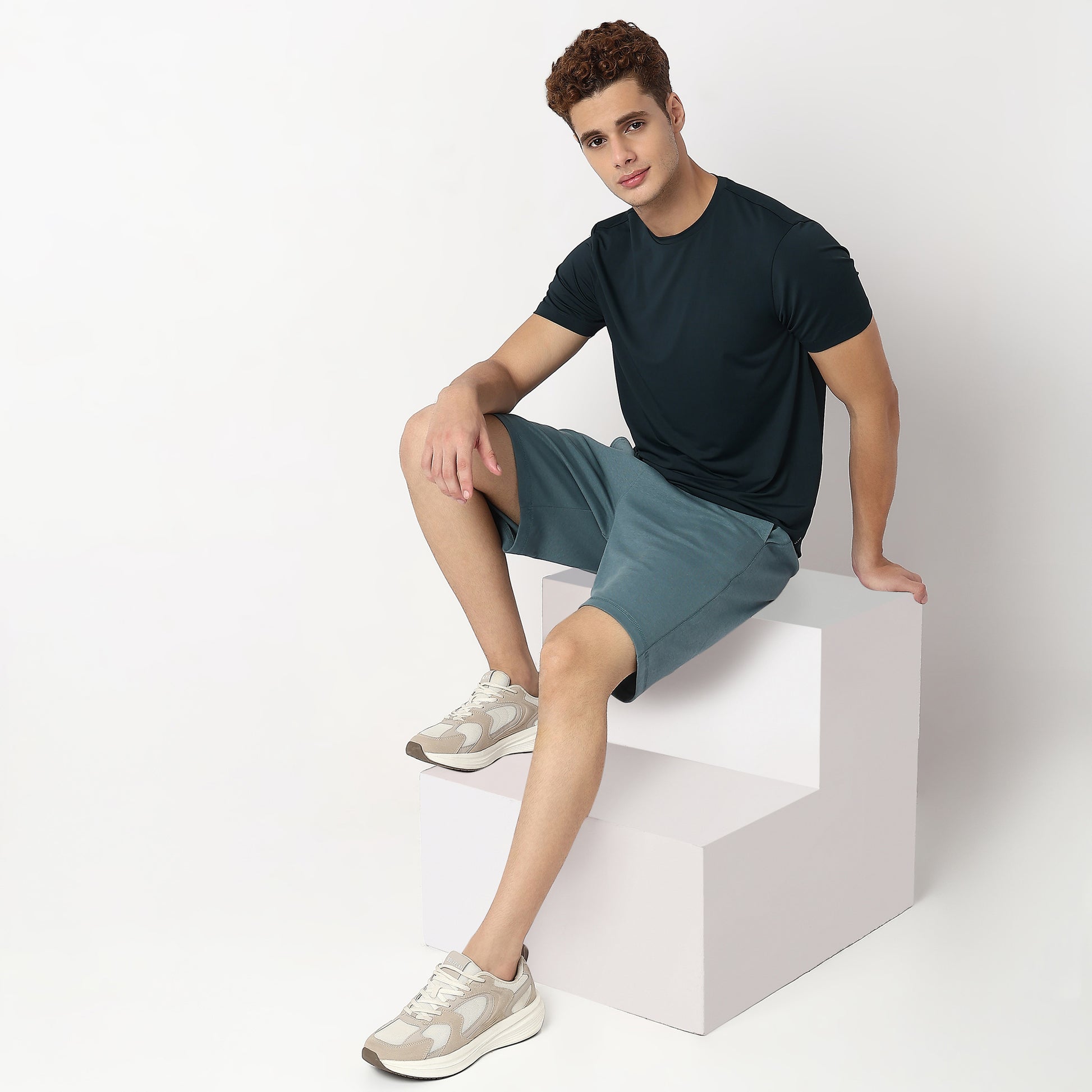 Regular Fit Jacquard T-Shirt