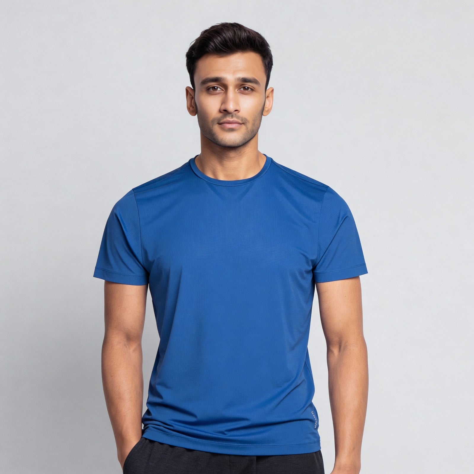 Structured Crew Neck T-Shirt
