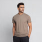 Structured Crew Neck T-Shirt