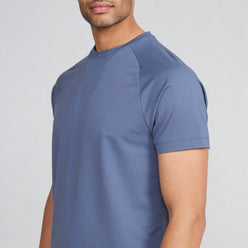 Structured Crew Neck T-Shirt