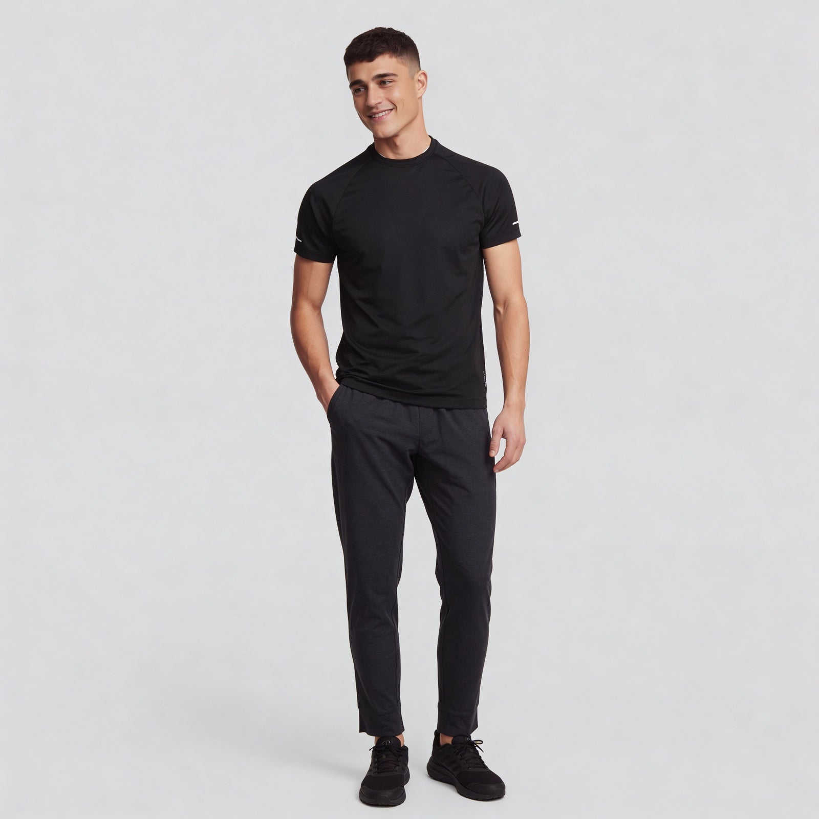 Structured Crew Neck T-Shirt