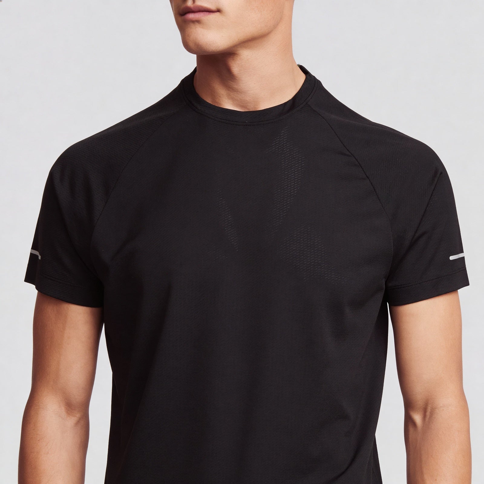 Structured Crew Neck T-Shirt