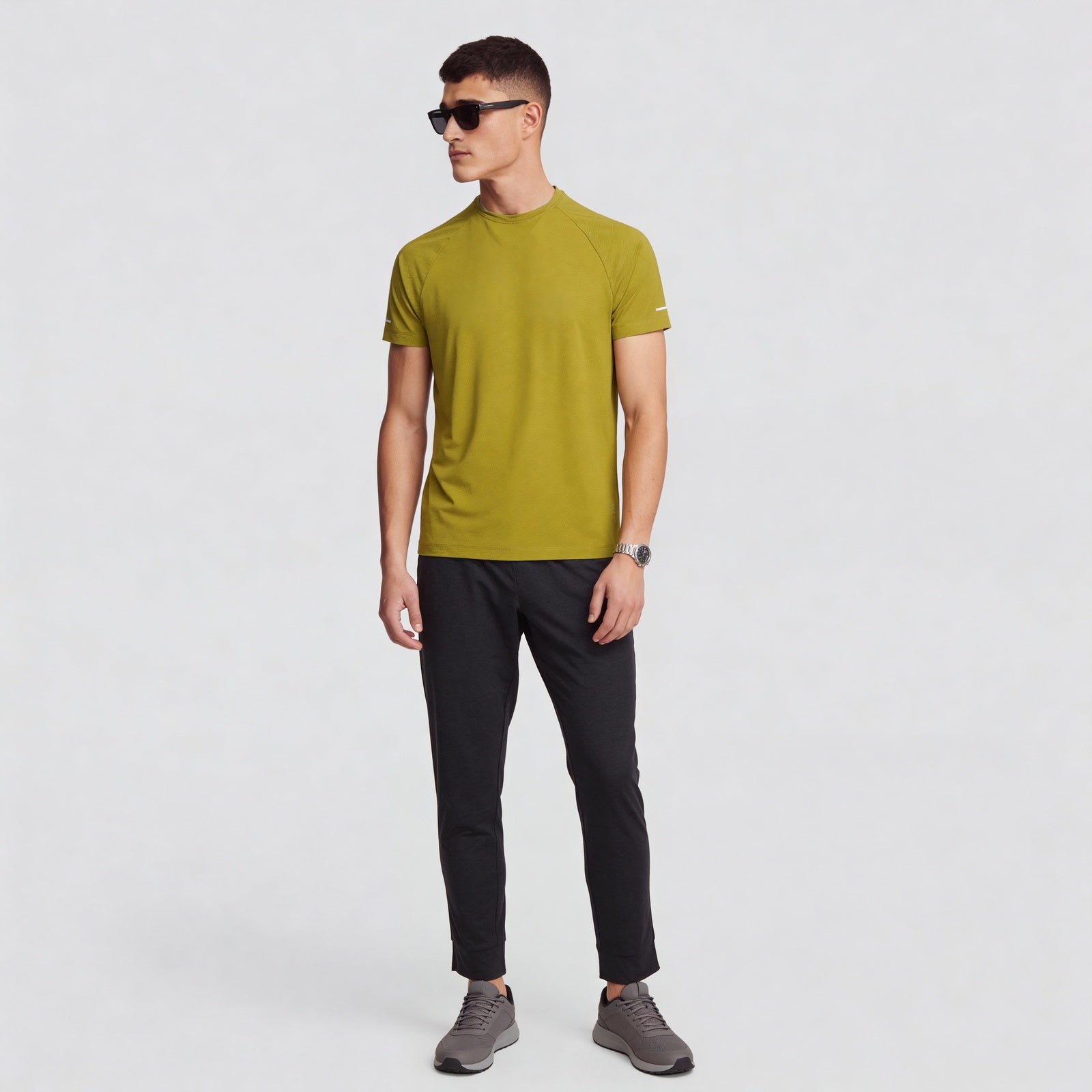 Structured Crew Neck T-Shirt