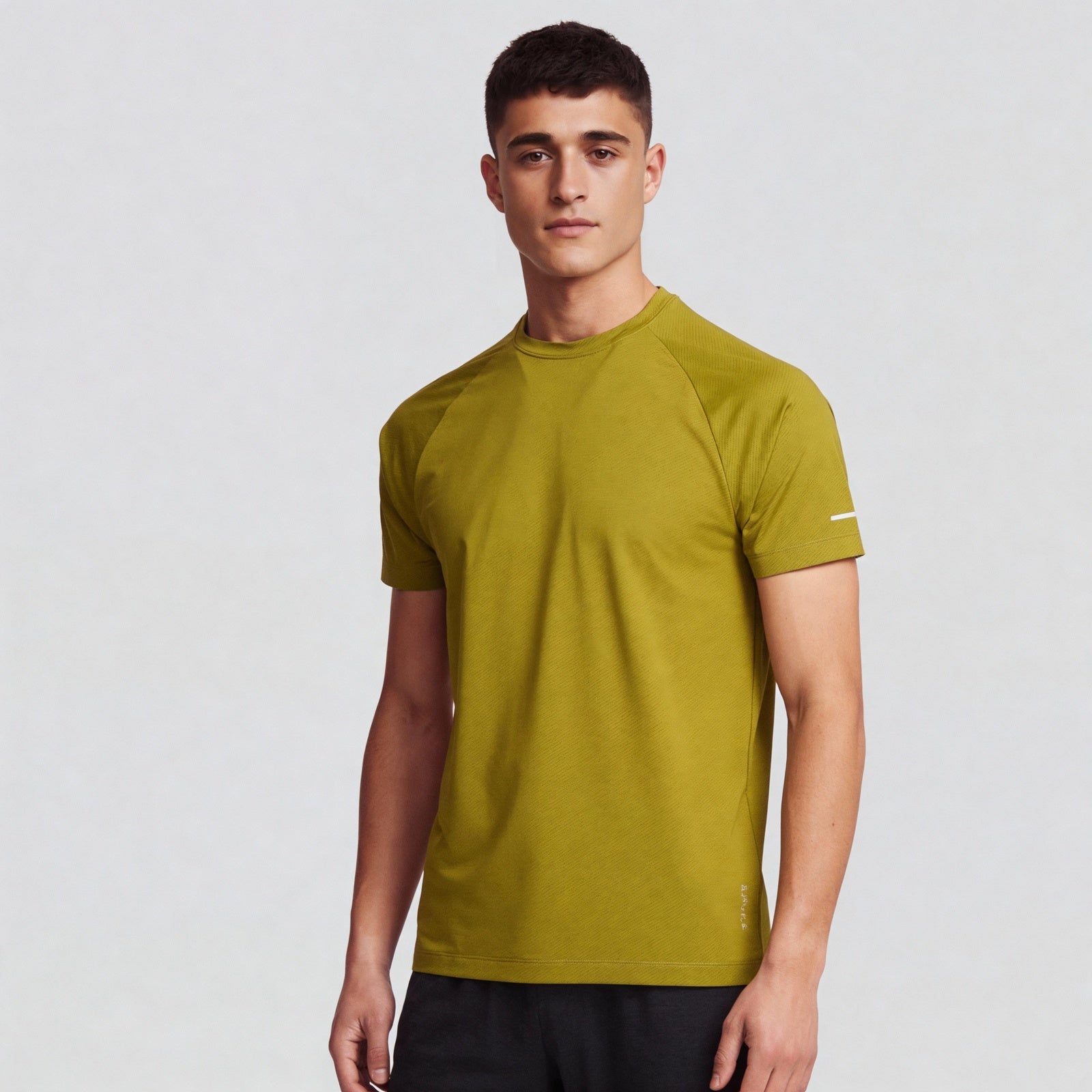 Structured Crew Neck T-Shirt