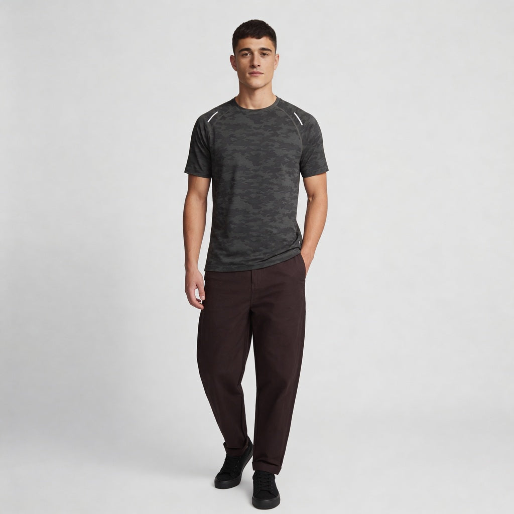 All Over Print Crew Neck Dynamax T-Shirt