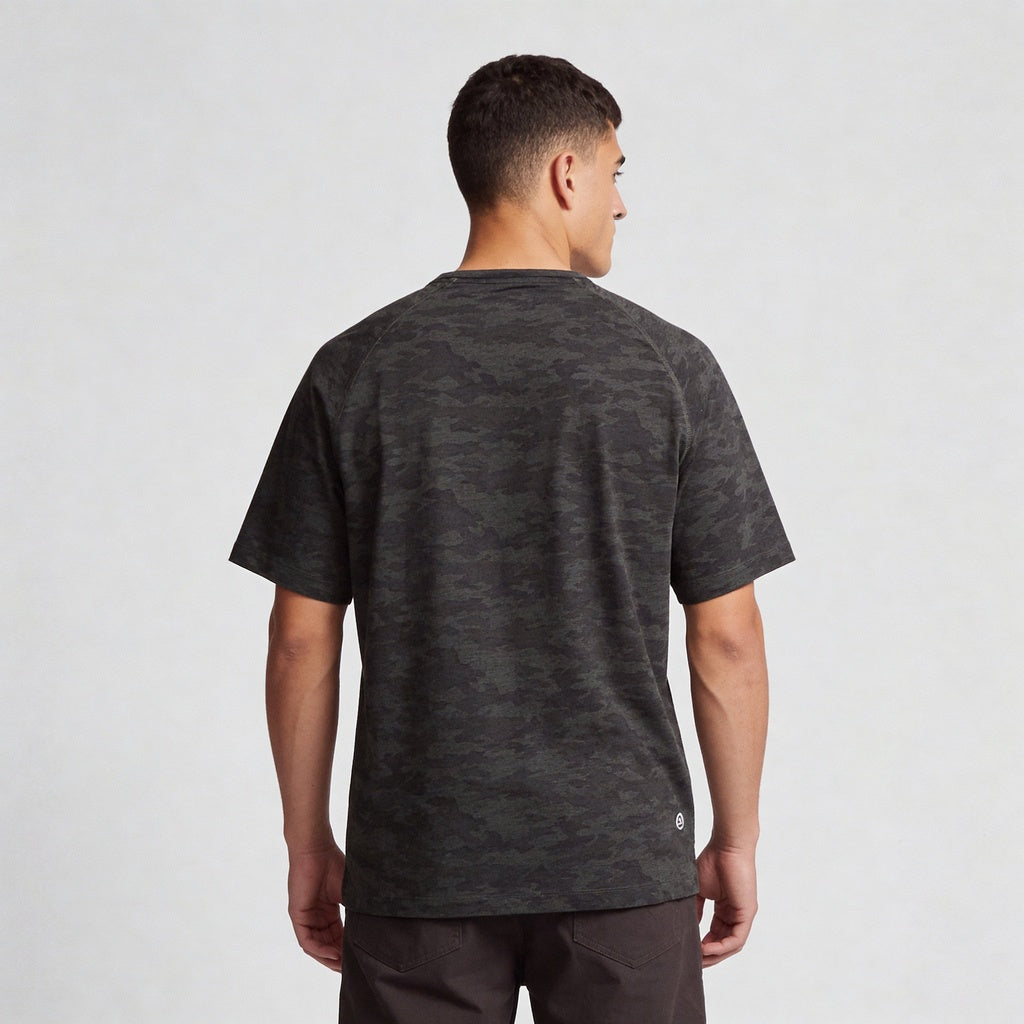 All Over Print Crew Neck Dynamax T-Shirt