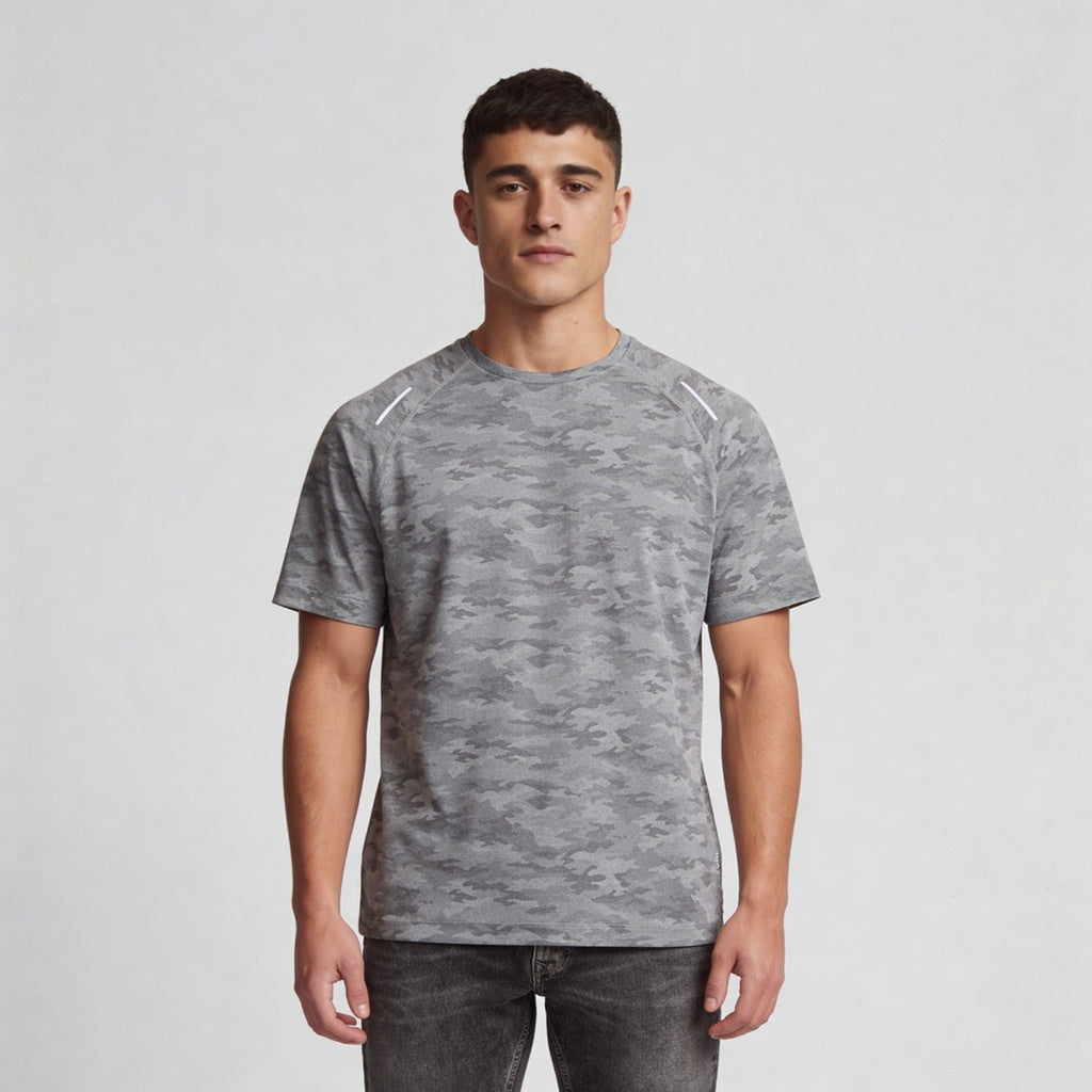 All Over Print Crew Neck Dynamax T-Shirt