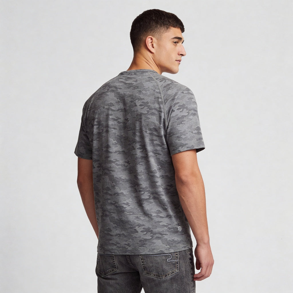 All Over Print Crew Neck Dynamax T-Shirt