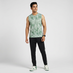 Printed Crew Neck Running T-Shirt