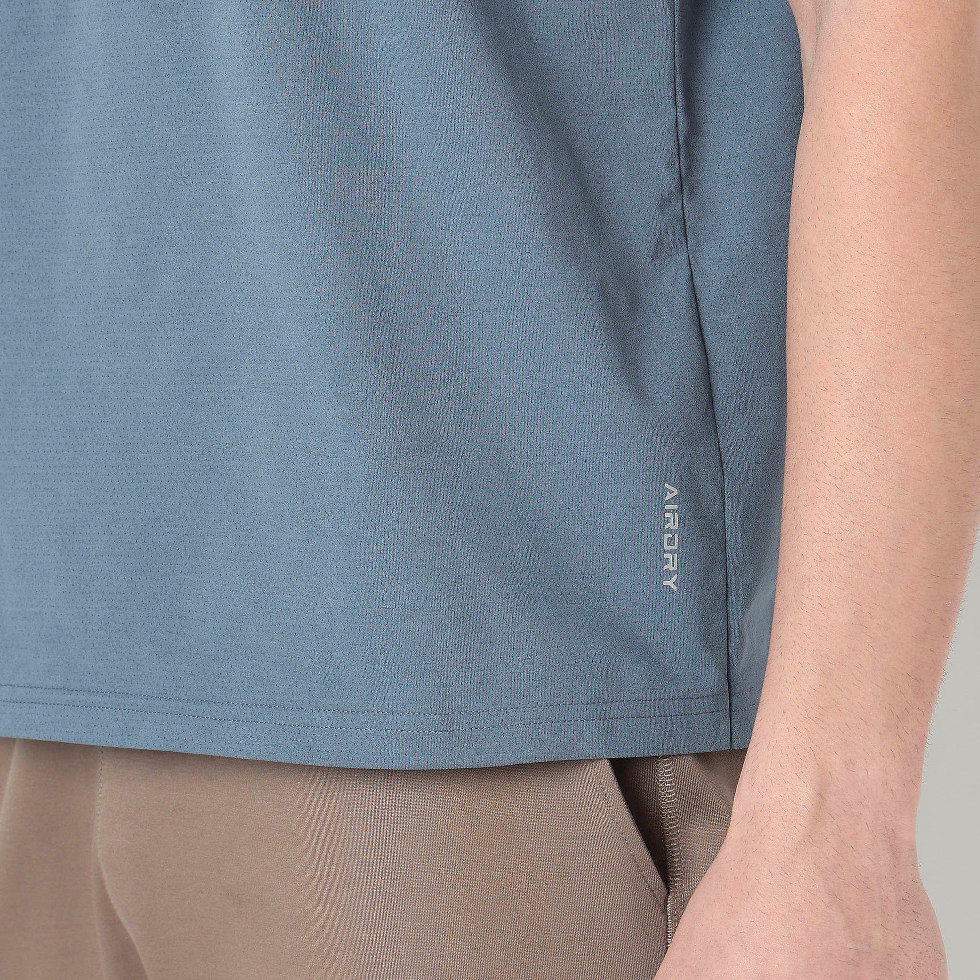 Oversize Jacquard Crew Neck Sleeveless T-Shirt