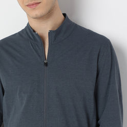 Air jack Solid High Neck Jacket