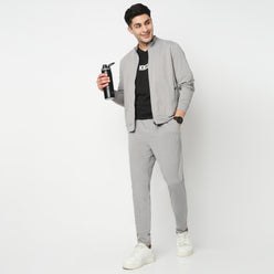 Air jack Solid High Neck Jacket