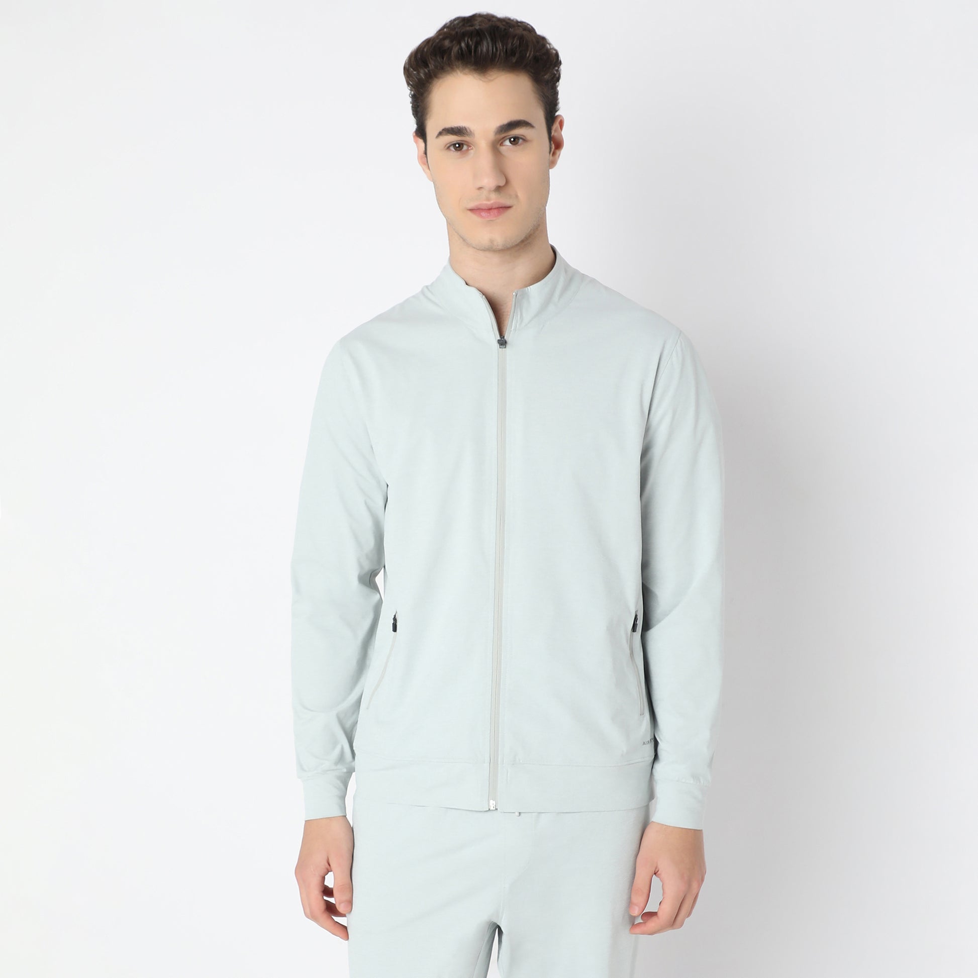 Air jack Solid High Neck Jacket