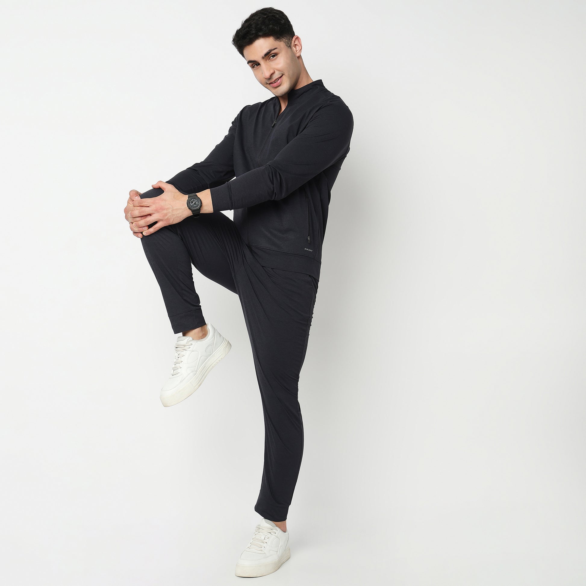 Air jack Solid High Neck Jacket