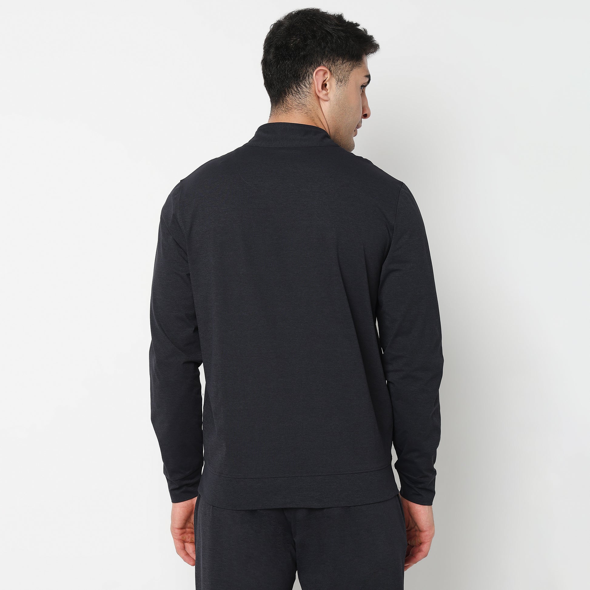 Air jack Solid High Neck Jacket