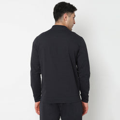 Air jack Solid High Neck Jacket