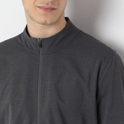 Air jack Solid High Neck Jacket