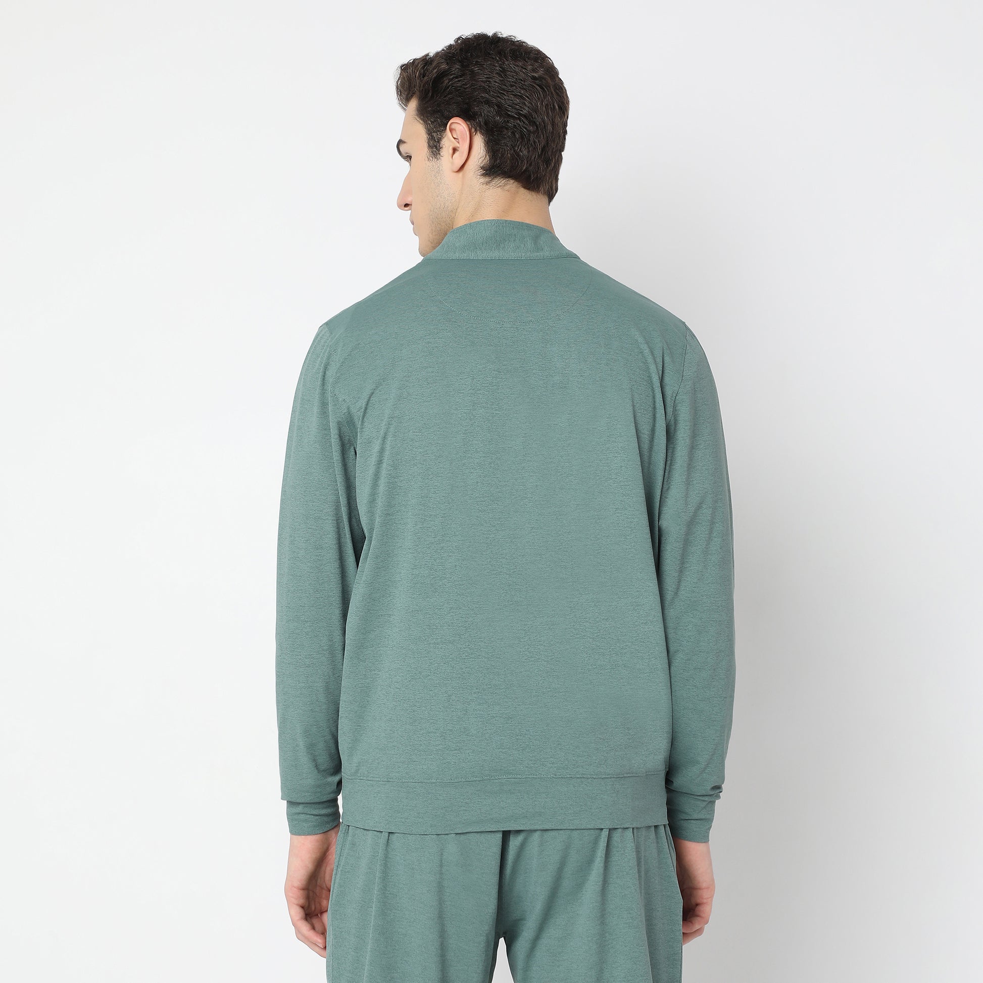 Air jack Solid High Neck Jacket