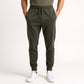 Regular Fit Solid Mid Rise Trackpants