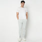 Regular Fit Solid Mid Rise Trackpants