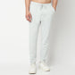 Regular Fit Solid Mid Rise Trackpants