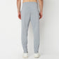 Regular Fit Solid Mid Rise Trackpants