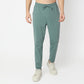 Regular Fit Solid Mid Rise Trackpants