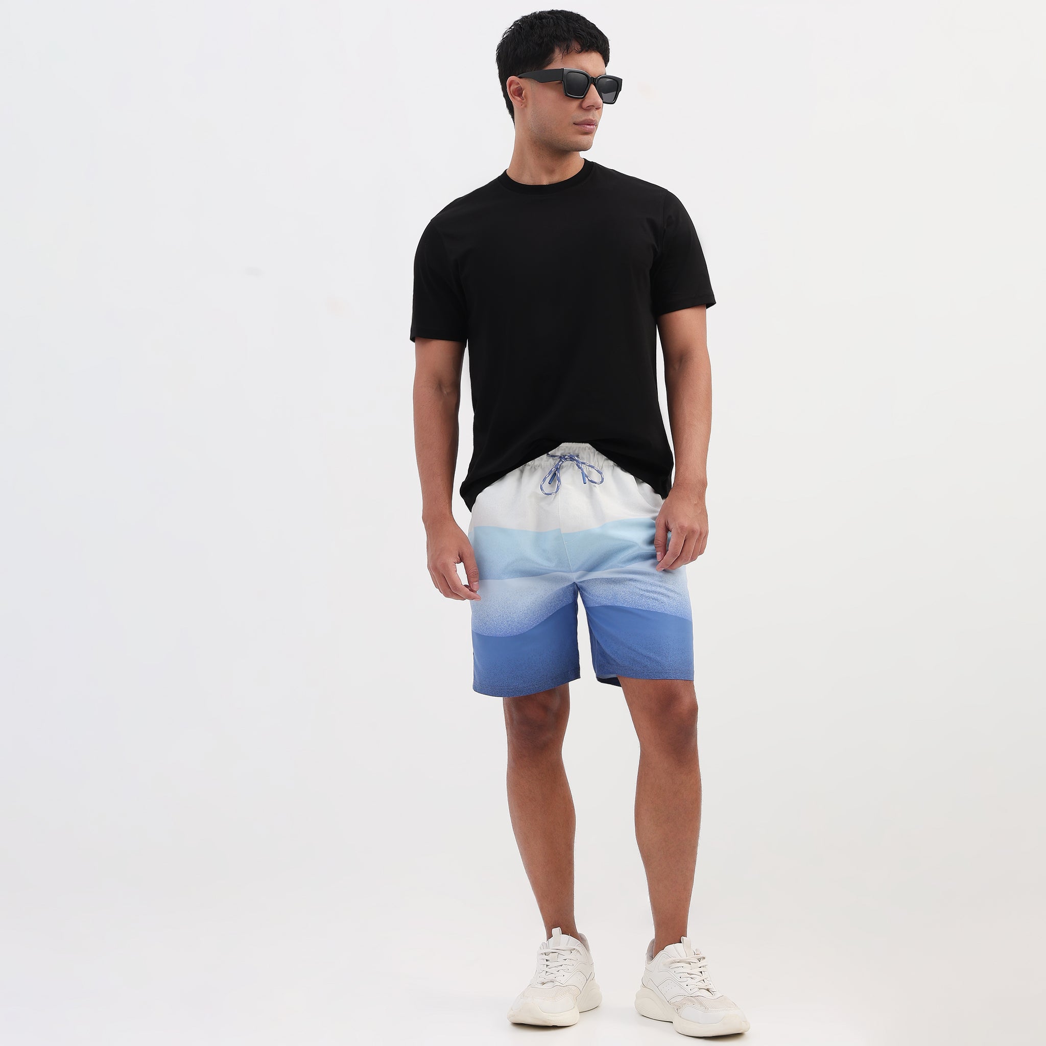 Surfer – Airdry® –Printed Woven Surfer Shorts with Regular Fit