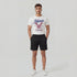 Solid Mid Rise Flex shorts