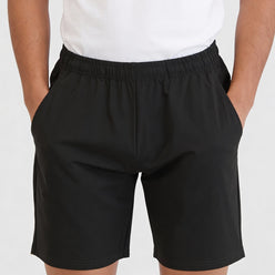 Solid Mid Rise Flex shorts