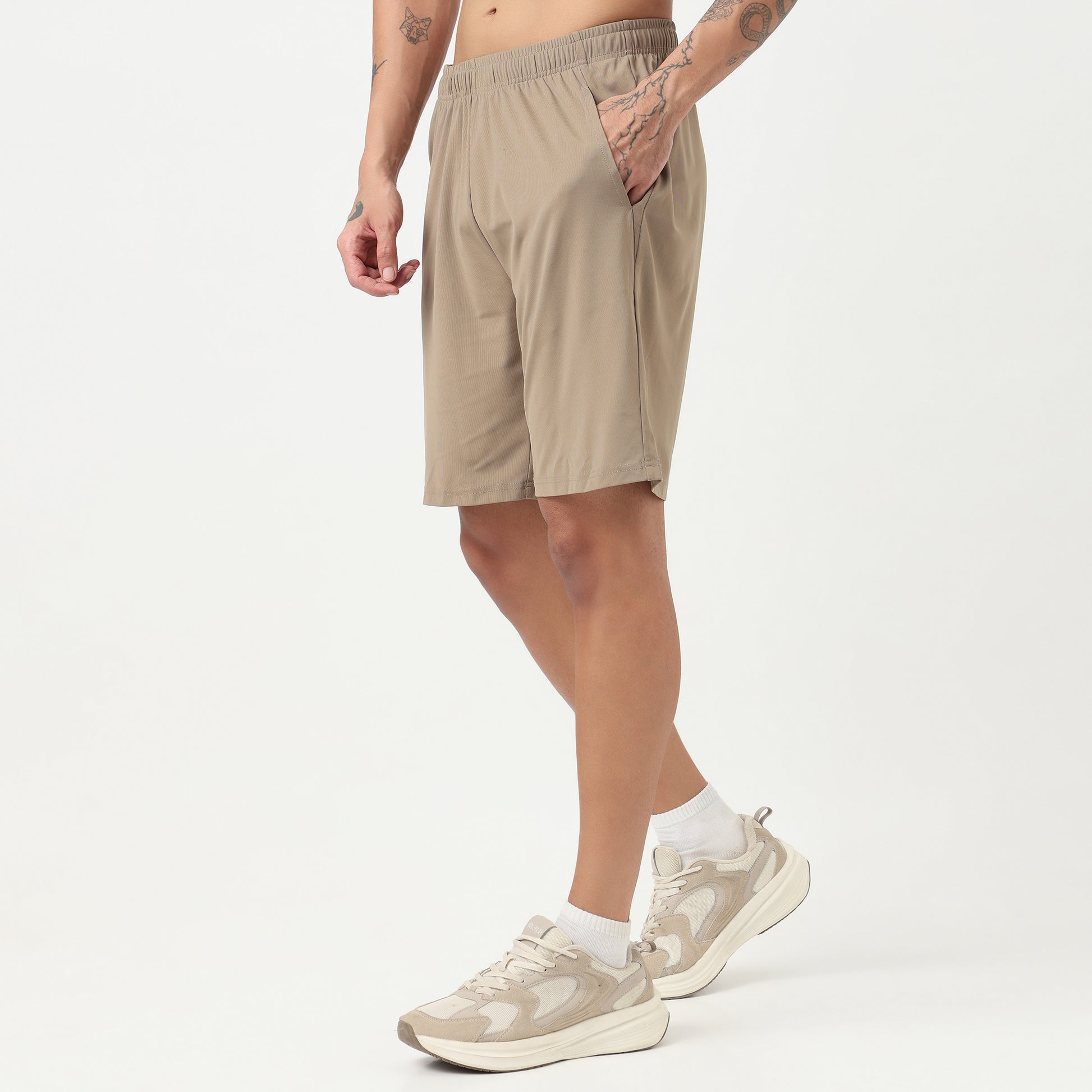 Flxshorts – Airdry® – Solid Woven Mid Rise Shorts