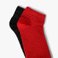 Women Cotton Blend Ankle Length Socks (Pack of 2)