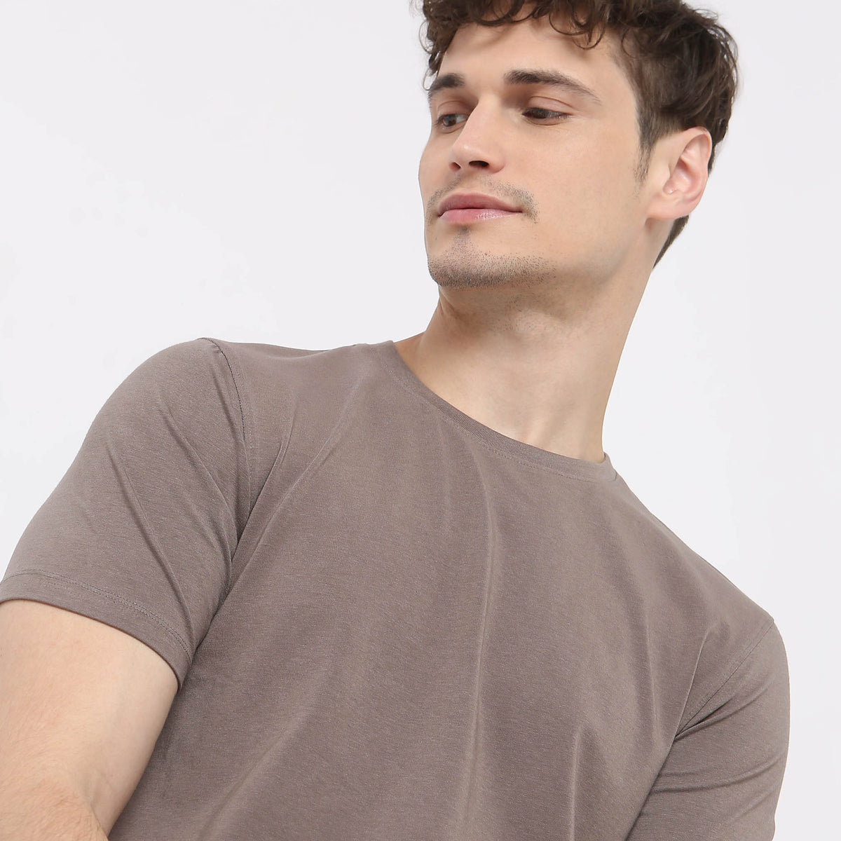 Modern Home All Day Snug Crew Neck Half Sleeve T-Shirt