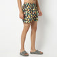 Regular Fit Printed Above Knee Mid Rise Shorts