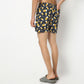 Regular Fit Printed Above Knee Mid Rise Shorts
