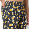 Regular Fit Printed Above Knee Mid Rise Shorts