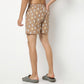 Regular Fit Printed Above Knee Mid Rise Shorts