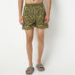 Regular Fit Printed Above Knee Mid Rise Shorts