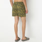Regular Fit Printed Above Knee Mid Rise Shorts