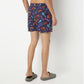 Regular Fit Printed Above Knee Mid Rise Shorts
