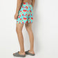 Regular Fit Printed Above Knee Mid Rise Shorts