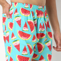 Regular Fit Printed Above Knee Mid Rise Shorts