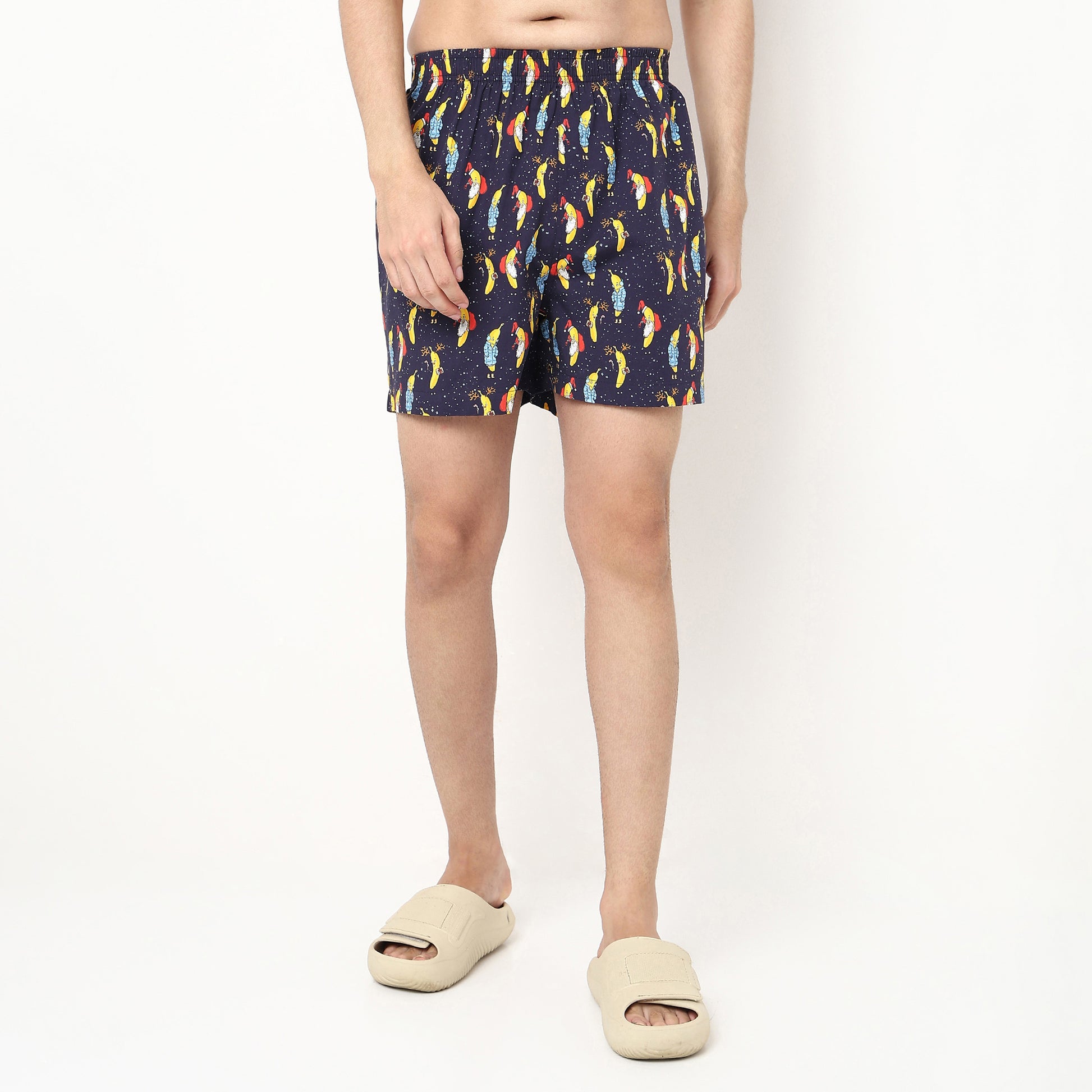 Printed Cotton Viscose Shorts