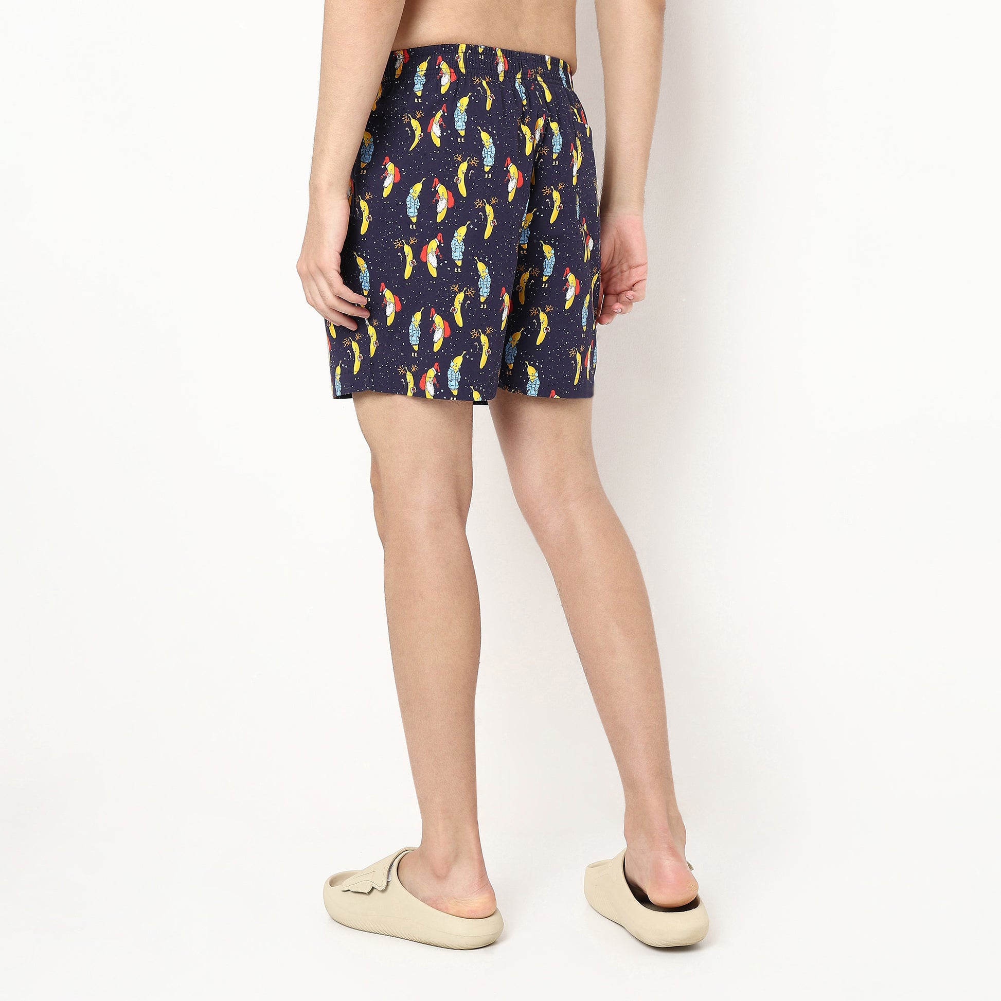 Printed Cotton Viscose Shorts